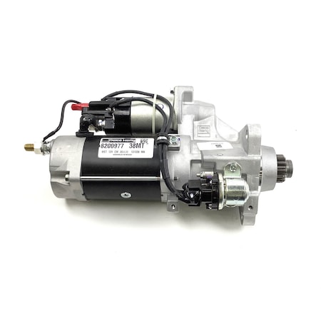 Delco Remy Motor, Starter, 38Mt, 12V, 12T, Cw, New 8200977